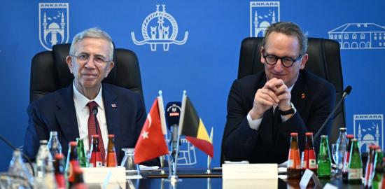 Mansur Yavaş, Brüksel Heyetini Ağırladı