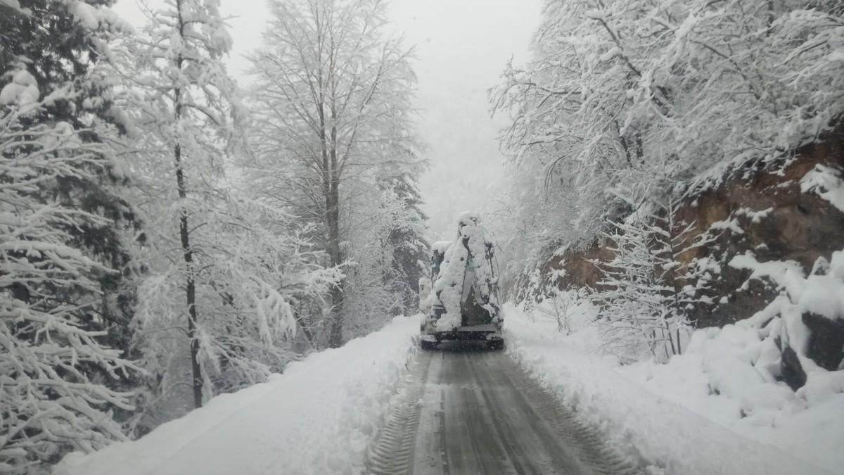 Trabzon Yükseklerinde Kar Ulaşımı Engelledi