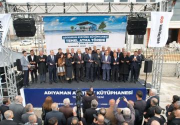 Başkan Tutdere’nin girişimleriyle Atatürk Kütüphanesi’nin temeli atıldı - Videolu Haber