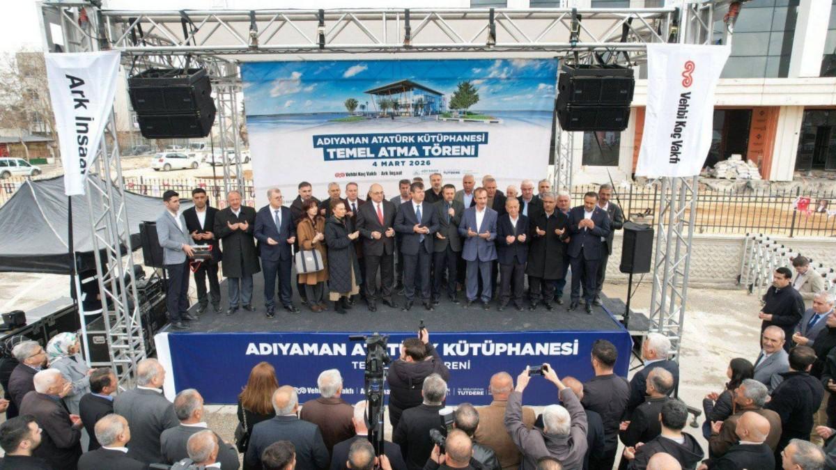 Başkan Tutdere’nin girişimleriyle Atatürk Kütüphanesi’nin temeli atıldı - Videolu Haber