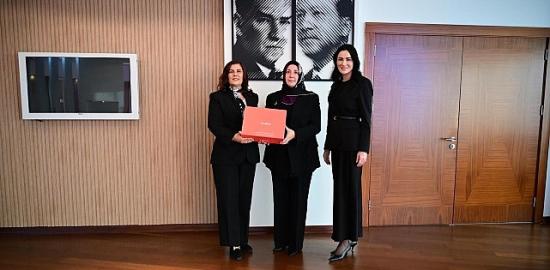 Başkan Çerçioğlu'na Milletvekili Sarıbaş ve KADEM Aydın İl Temsilcisi Akıcı'dan Ziyaret