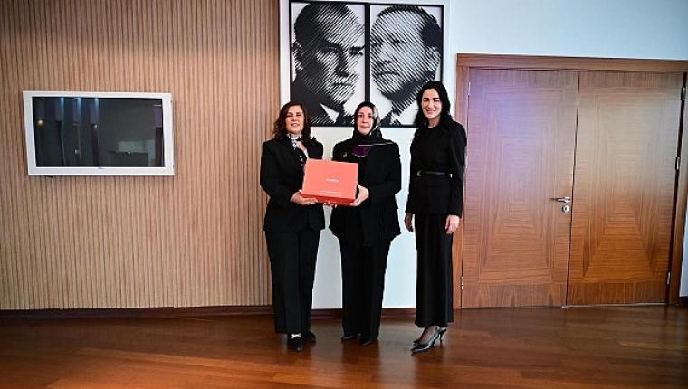 Başkan Çerçioğlu'na Milletvekili Sarıbaş ve KADEM Aydın İl Temsilcisi Akıcı'dan Ziyaret