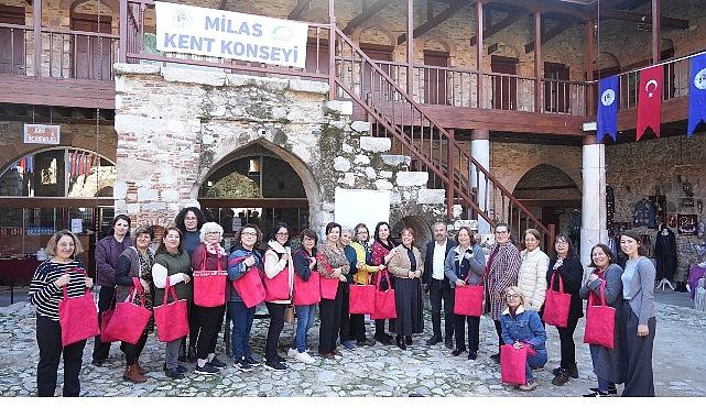 Dikiş Atölyesi Etkinliğinde El Emeği Göz Nuru Çantalar Üretildi
