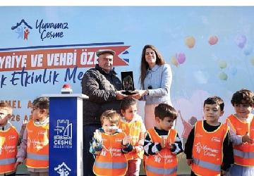 Çeşme Belediyesi, Alaçatı'da çocuklar için yeni bir yaşam alanının temelini attı