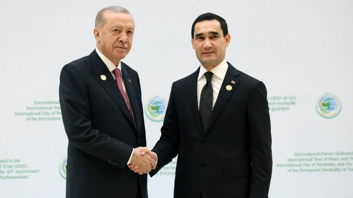 Erdoğan’dan Türkmenistan’a barış ve güven vurgusu