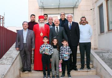 Adıyaman Valisi Osman Varol Noel Bayramı dolayısıyla Süryani Kadim Metropolitliğine Ziyarette Bulundu