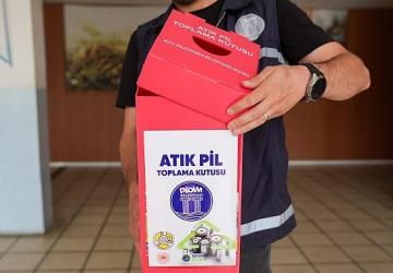 Didim'de Atık Piller Geri Dönüşüme Kazandırılıyor