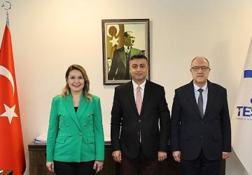 "Tekirdağ Büyükşehir Belediye Başkanı Candan Yüceer ve TESKİ Genel Müdürü Dr. Onur Özgül'e Ziyaret