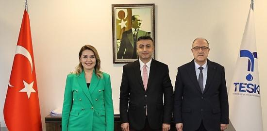 "Tekirdağ Büyükşehir Belediye Başkanı Candan Yüceer ve TESKİ Genel Müdürü Dr. Onur Özgül'e Ziyaret