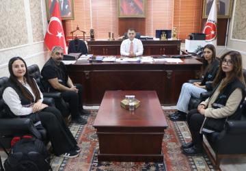 Perre Haber Ajansı’ndan İl Özel İdaresi Genel Sekreteri ve Vali Yardımcısı Şükrü Alperen Göktaş’a nezaket ziyareti