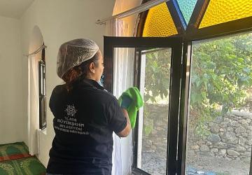 Aydın Büyükşehir Belediyesi'nden Kurban Bayramı Öncesi Camilerde Temizlik