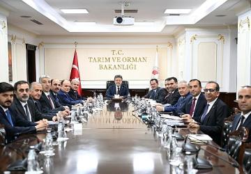 Konya Protokolü Ankara'da Bakan Yumaklı ile Bir Araya Geldi