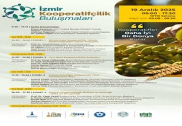 İzmir Kooperatifçilik Buluşmaları 19 Aralık'ta