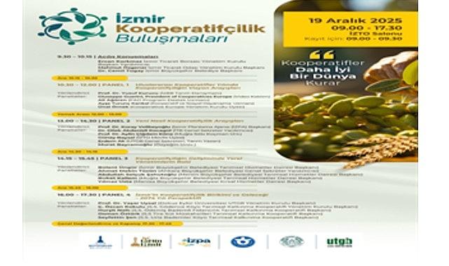 İzmir Kooperatifçilik Buluşmaları 19 Aralık'ta