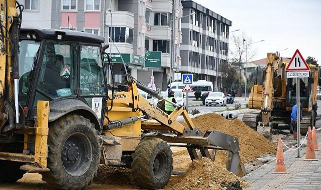 İstasyon Caddesi'ne yeni kanalizasyon hattı