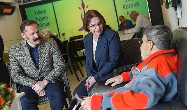 Başkan Köymen'den duayen sanatçıya ziyaret