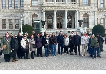 Maltepeliler, Dolmabahçe Sarayı'nı ziyaret etti