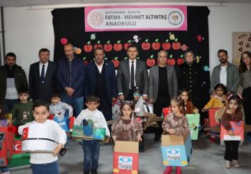 Kahta’da Yerli Malı Haftası’nda anaokulu öğrencilerinden farkındalık etkinliği