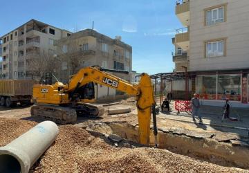 Adıyaman Kayalık Mahallesi’nde kanalizasyon hattı yenileniyor