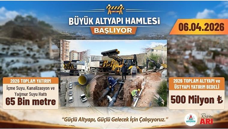 Nevşehir Belediyesi'nden Altyapı ve Üstyapıya 500 Milyonluk Dev Yatırım