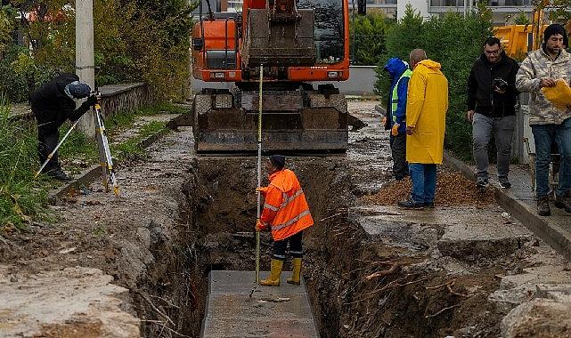 Balatçık'ta yağmur suyu sorununa kalıcı çözüm