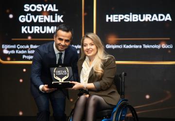 EDU-CARE II Projesi ’ Kadınlar için Fayda Yaratanlar’ kategorisinde ödül aldı