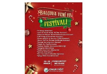 Balçova'da Yeni Yıl Coşkusu: 10 Günlük Dev Festival Başlıyor!