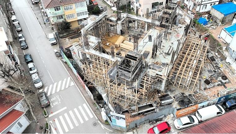 Yeni Kuruçeşme Merkez Camii şekillenmeye başladı