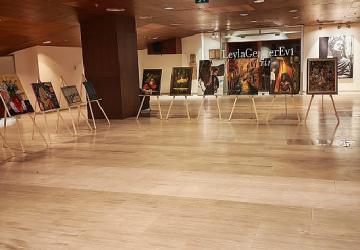 Bakırköy'de Kursiyerlerden Karma Resim Sergisi