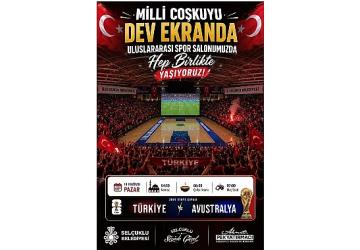 Milli Maç Heyecanı Selçuklu'da Dev Ekranda Yaşanacak