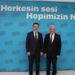 Başkan Şadi Özdemir, Şahin Biba'yı Ağırladı