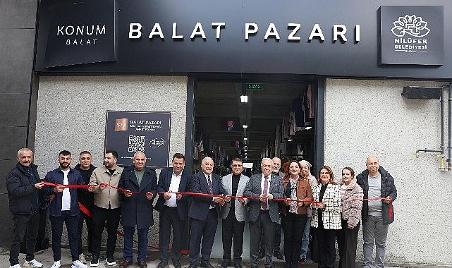Nilüfer'in 8'inci giyim pazarı Balat'ta açıldı