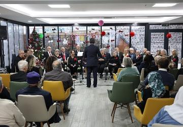 Nilüfer'de yaşlılar yeni yılı coşkuyla karşıladı