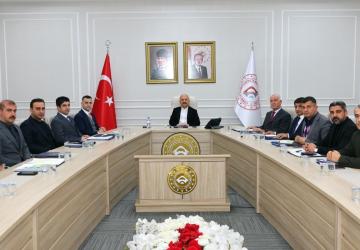 Adıyaman İl Özel İdaresi’nin Haftalık Değerlendirme Toplantısı’nda masaya yatırıldı