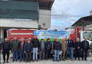 Başkan Çerçioğlu'nun Küçük Üreticilere Yem Destekleri Devam Ediyor