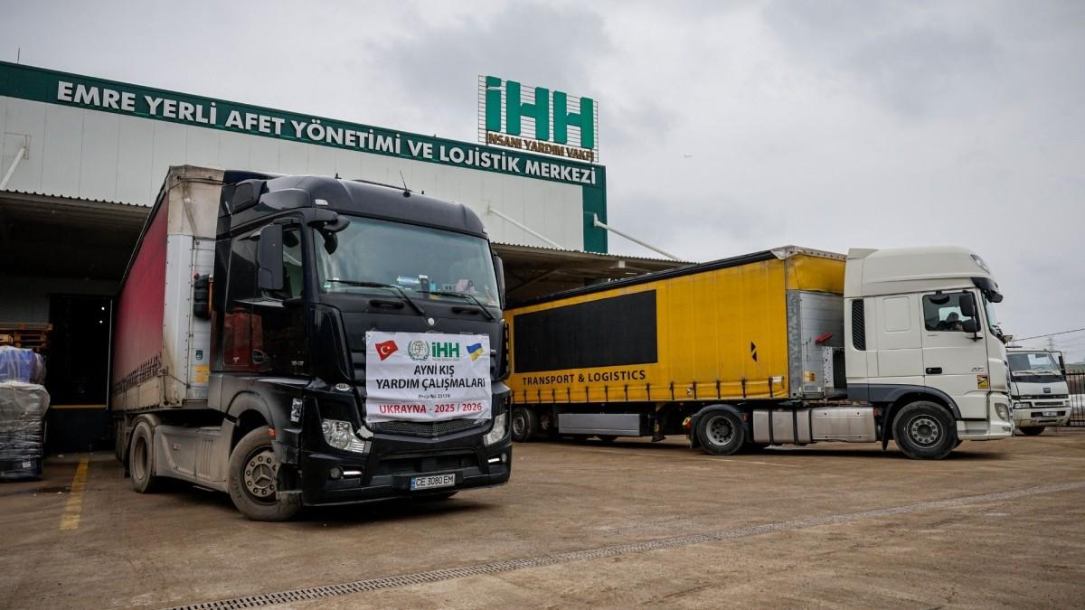 İHH’dan Ukrayna’daki siviller için 4 tır kış yardımı - Videolu Haber