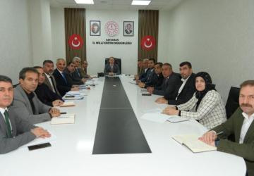 Adıyaman’da Haftalık Eğitim Değerlendirme Toplantısı yapıldı