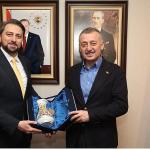 Başkan Büyükakın'dan, Halep'te yoğun ziyaret trafiği