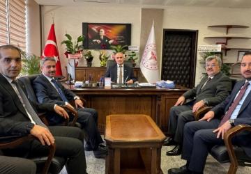 AK Parti heyetinden yeni Başhekim Mehmet Tepe’ye ziyaret