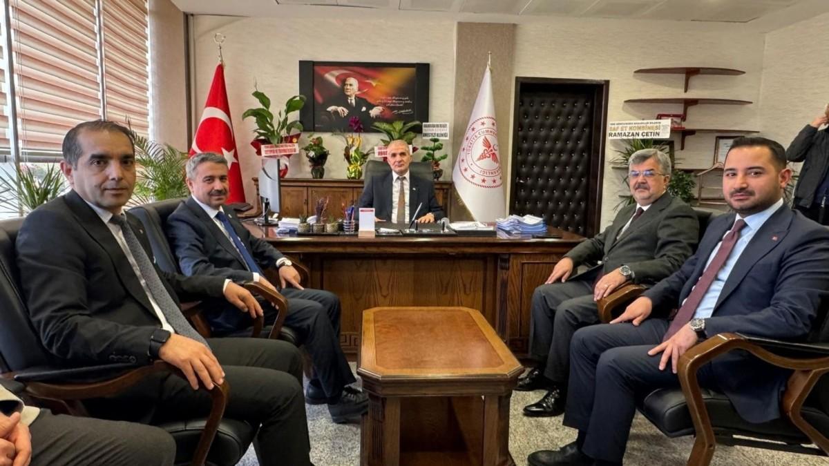 AK Parti heyetinden yeni Başhekim Mehmet Tepe’ye ziyaret