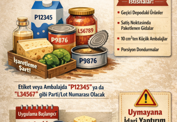 Gıdalar İçin Yeni Tebliğ Yayımlandı: Milyonlarca Üründe Değişiklik!