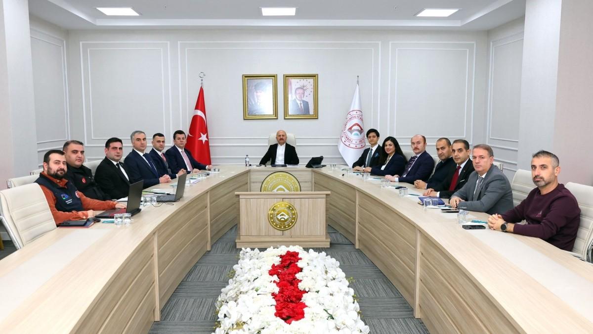 Adıyaman’da Haftalık Koordinasyon Toplantısı gerçekleştirildi