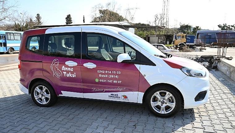 Kemer'de Anne Taksi projesi başlıyor