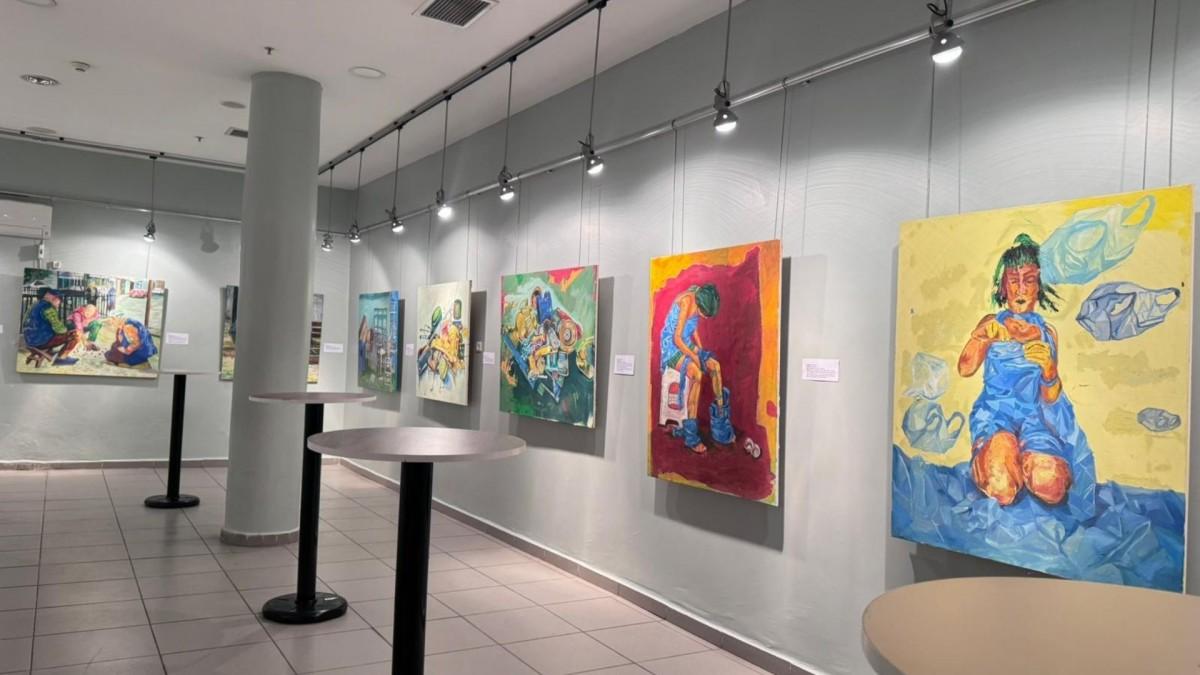 Kahta’da ‘çevre ve yaşam temalı’ resim sergisi büyük ilgi gördü