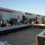 ADIYAMAN (PHA) - Adıyaman İl Milli Eğitim Müdürü Ali Tosun, K-20 Konteyner Kent’te (Umut Kent) ikamet eden öğretmenleri ziyaret etti.