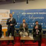 ADIYAMAN (PERRE) - Şeriban ÖZÇAKMAK - AK Parti Teşkilat Başkan Yardımcısı ve Adıyaman Milletvekili Mustafa Alkayış, "Söz Gençlikte Adıyaman" programında gençlerle bir araya gelerek Cumhurbaşkanı Recep Tayyip Erdoğan'ın g...