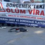 ADIYAMAN (PERRE) - Berfin GÜRBÜZ-Şeriban ÖZÇAKMAK - Adıyaman Emek ve Demokrasi Platformu, yıllardır kazalarla gündeme gelen Börgenek Köyü mevkiindeki "Ölüm Virajı"nda basın açıklaması düzenledi.