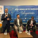 ADIYAMAN (PERRE) - Şeriban ÖZÇAKMAK - AK Parti Teşkilat Başkan Yardımcısı ve Adıyaman Milletvekili Mustafa Alkayış, "Söz Gençlikte Adıyaman" programında gençlerle bir araya gelerek Cumhurbaşkanı Recep Tayyip Erdoğan'ın g...