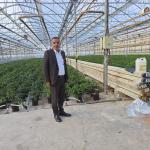 ADIYAMAN (PERRE) - Mustafa KAMIŞ - Adıyaman İl Genel Meclisi Daimi Encümen Üyesi Turan Yıldırım, Kahta ilçesinde faaliyet gösteren süs bitkileri serasını ziyaret etti.