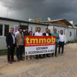 ADIYAMAN (PHA) - Musa GÜRBÜZ - TMMOB Adıyaman İl Koordinasyon Kurulu Sekreteri Tuncay Kaya, 6 Şubat depremlerinin ardından başlatılan Yerinde Dönüşüm Projesi ve kent merkezindeki çarşı projesine ilişkin konteyner yerleşk...